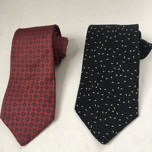 Yves Saint Laurent Set of 2 Silk Men's Neckties
